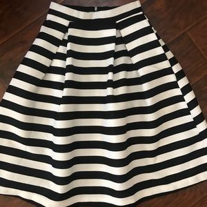 Stripe Midi Skirt